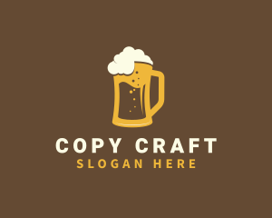 Craft Beer Mug Pub logo design