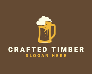 Craft Beer Mug Pub logo design