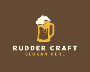 Craft Beer Mug Pub logo design