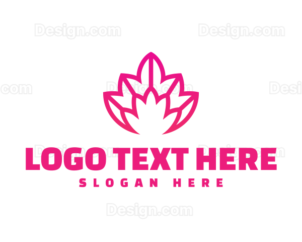 Pink Lotus Wellness Art Logo