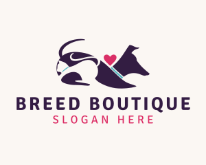 Veterinarian Cat Dog logo design