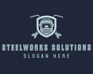 Industrial Steelworks Fabrication logo design