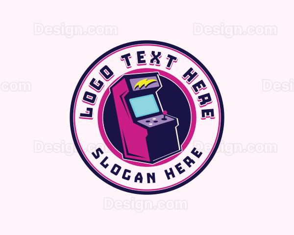Gamer Arcade Retro Logo