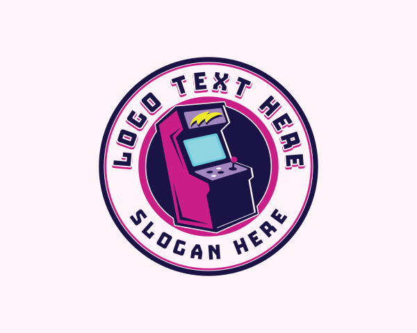 Arcade Machine logo example 3