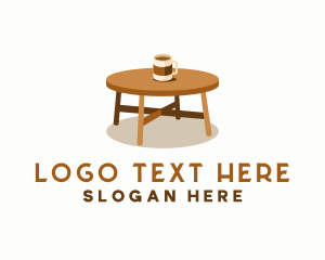 Cup - Coffee Cup Table logo design