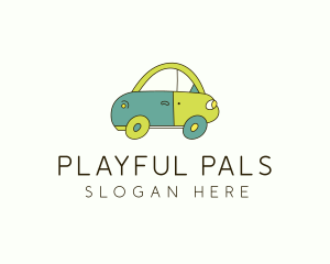 Multicolor Toy Car logo design