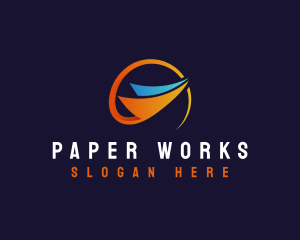 Paper Plane Origami logo