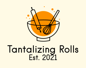 Baking Tools Bowl  logo design