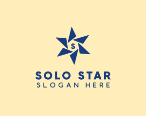 Geometric Star Property logo design