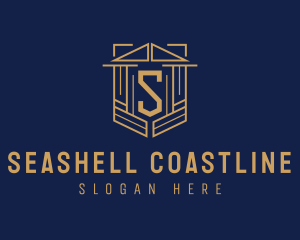 Business Shield Real Estate logo design