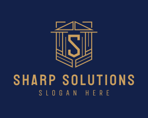 Business Shield Real Estate logo design