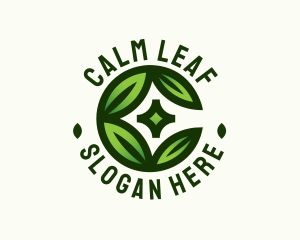 Environmental Leaf Letter C logo design