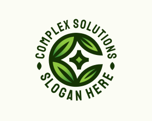 Environmental Leaf Letter C logo design