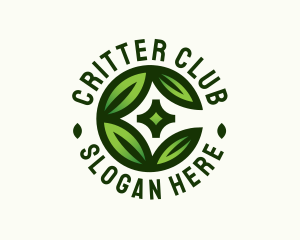 Environmental Leaf Letter C logo design