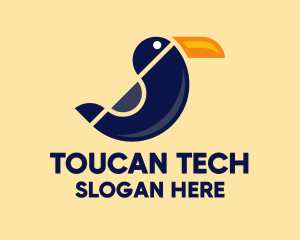 Modern Toucan Bird logo