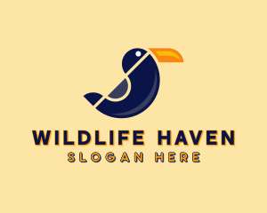 Toucan Bird Wildlife logo design