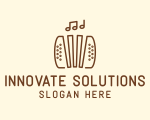 Music Accordion Instrument logo