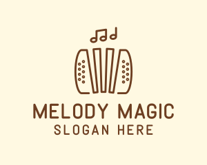 Music Accordion Instrument logo