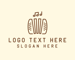 Music Accordion Instrument logo