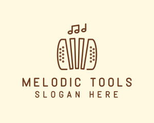 Music Accordion Instrument logo