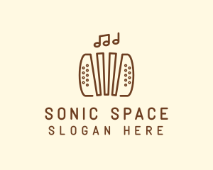 Music Accordion Instrument logo