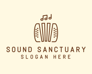 Music Accordion Instrument logo