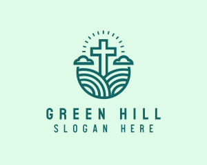 Holy Crucifix Hill logo design