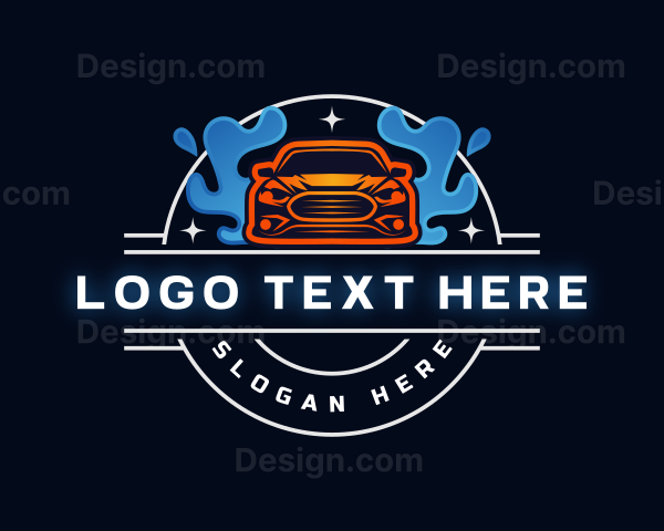 Car Wash Automotive Logo