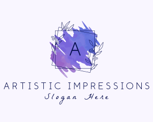 Floral Watercolor Styling logo design