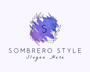 Floral Watercolor Styling logo design