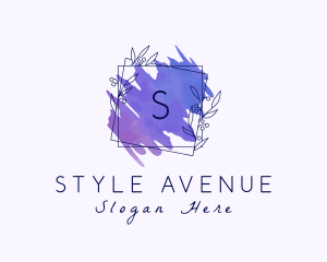 Floral Watercolor Styling logo design