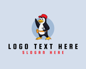 Cute Maintenance Penguin logo