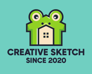 Green Frog House logo design