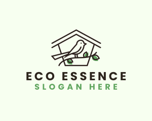 Bird House Eco logo design