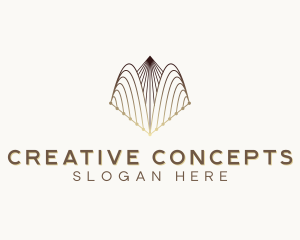 Creative Pyramid Architecture logo design