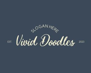 Vintage Cursive Business logo design