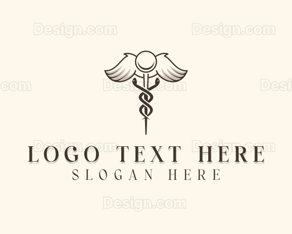 Medical Healthcare Caduceus Logo