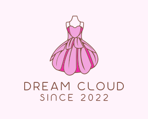 Feminine Fashion Dress logo design