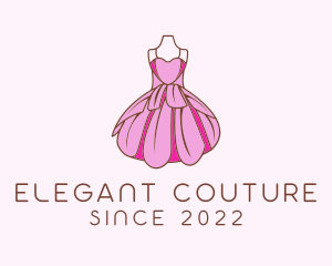 Feminine Fashion Dress logo design