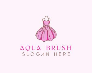 Feminine Fashion Dress logo design