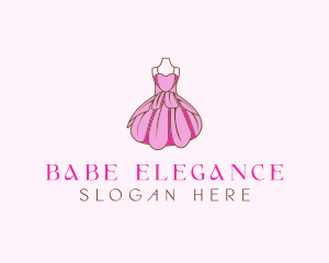 Feminine Fashion Dress logo design