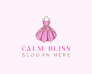 Feminine Fashion Dress logo design