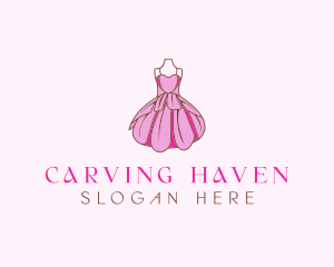 Feminine Fashion Dress logo design