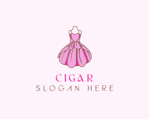 Feminine Fashion Dress logo design