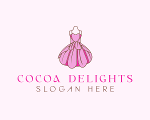 Feminine Fashion Dress logo design