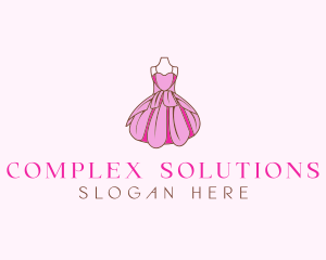 Feminine Fashion Dress logo design