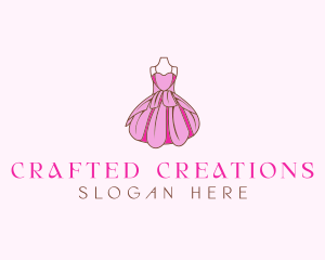 Feminine Fashion Dress logo design