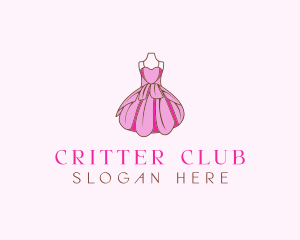 Feminine Fashion Dress logo design