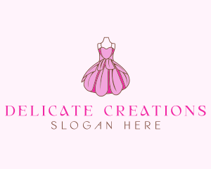 Feminine Fashion Dress logo design