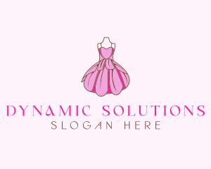 Feminine Fashion Dress logo design